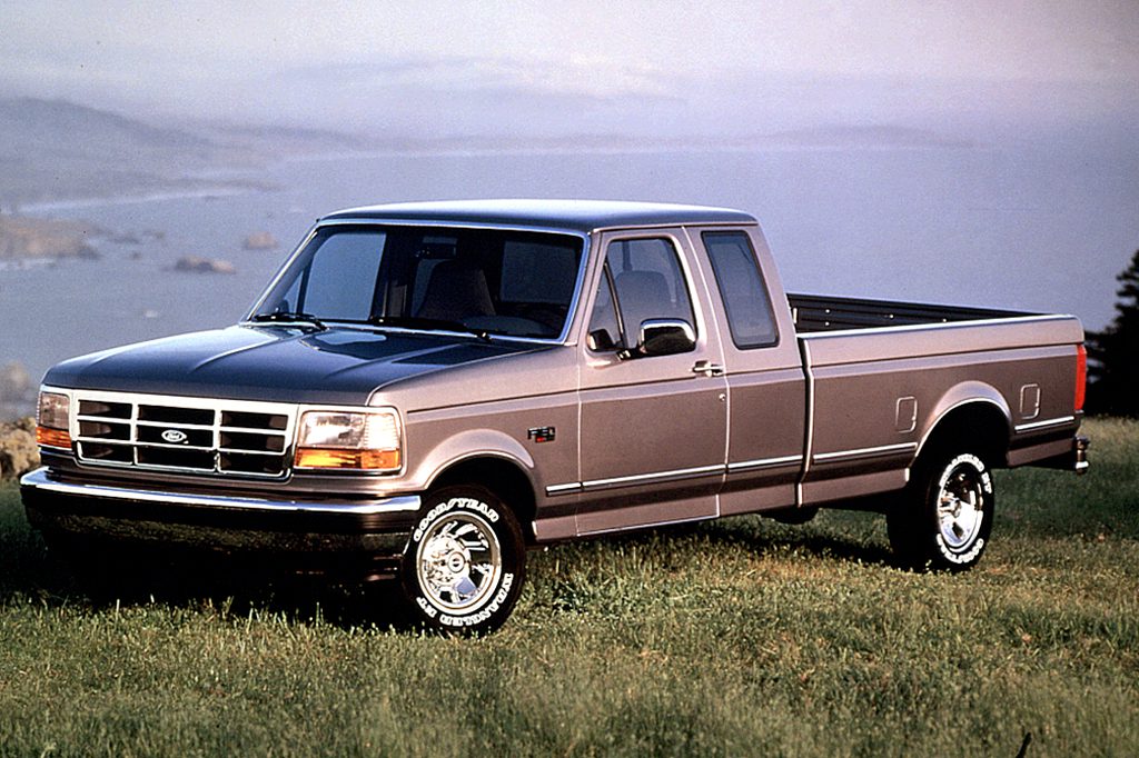 What is the typical capacity of a pick-up truck's fuel tank?