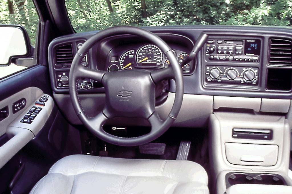 Black Leather Wrap Steering Wheel Cover 2003 2004 2005 Chevy Tahoe LT Z71 LS