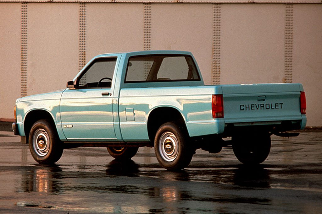 1991 chevy s10 dimensions