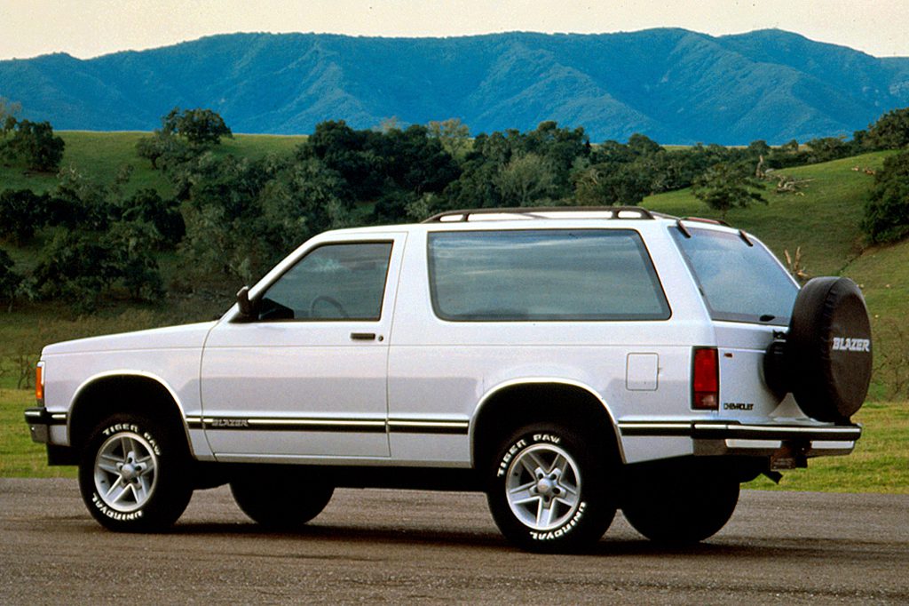 1994 chevrolet s10 blazer configurations