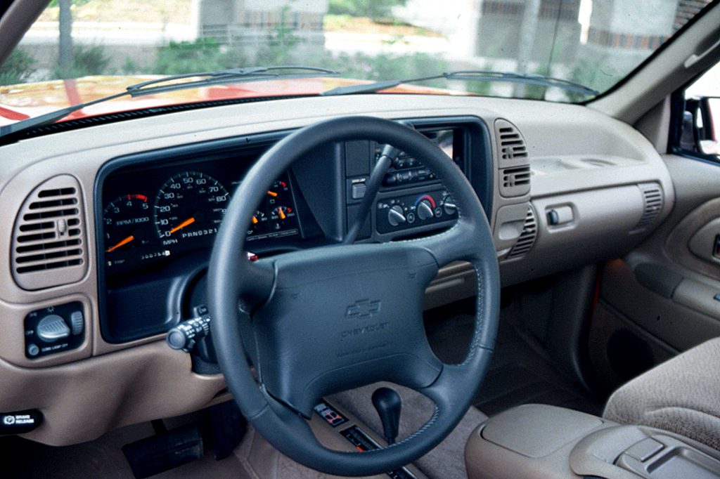 1997 chevy silverado interior