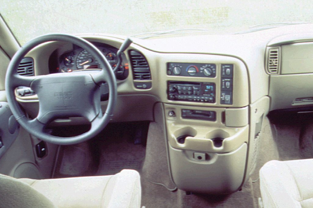 1995 gmc safari interior