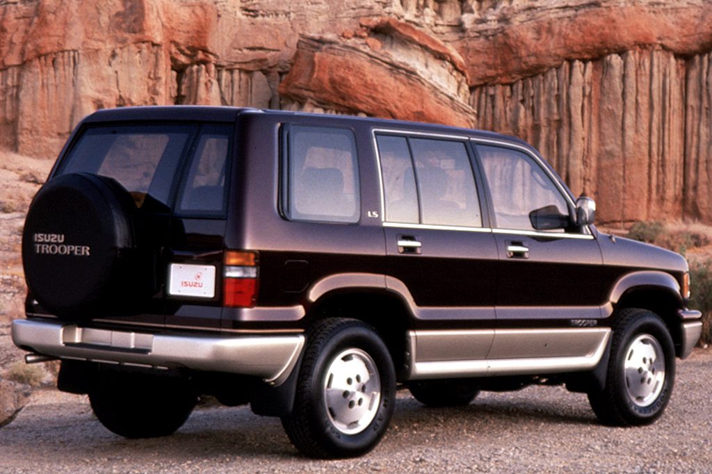 1995 isuzu trooper passenger interior doors handle