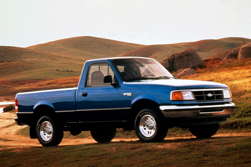 1996 Ford Ranger with 31x10.5R15 tires