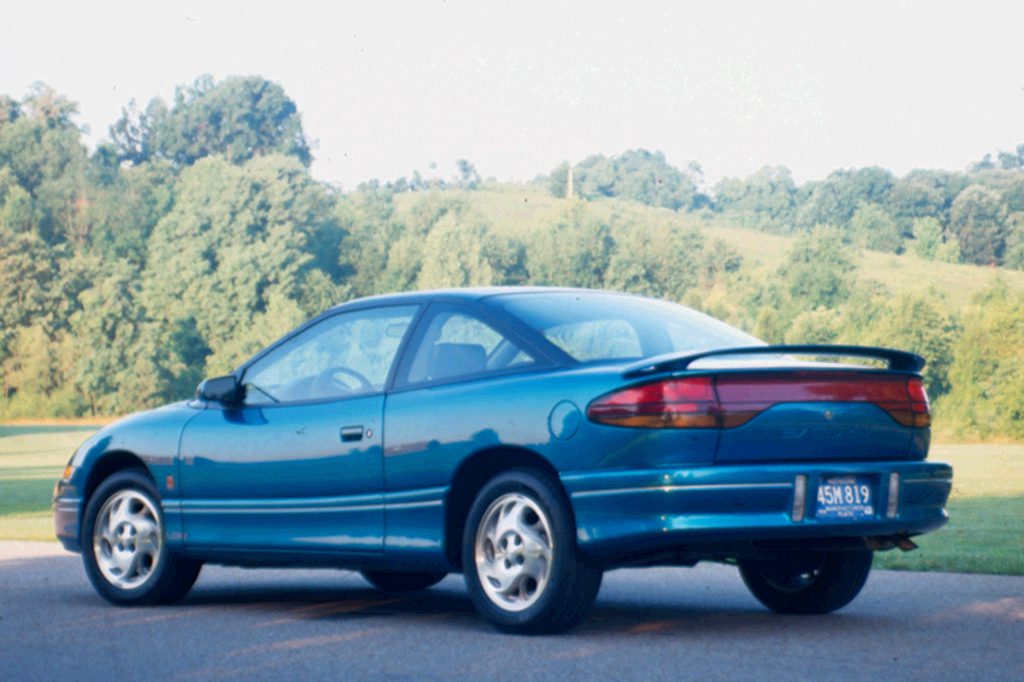 1993 Saturn SC1 Coupe 1992 Original Car Review Print Article J220