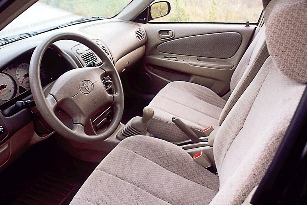 2002 corolla interior