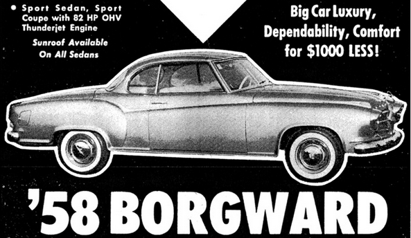 1958 Borgward Ad