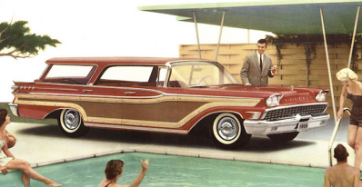 Cars by pools