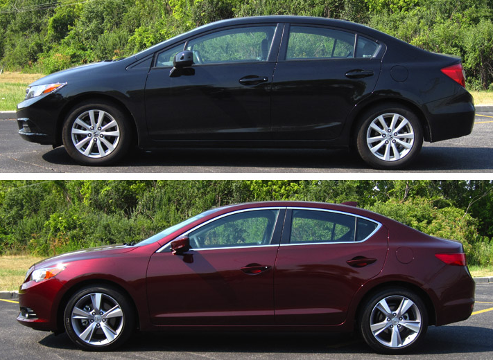 Acura ILX vs. Honda Civic