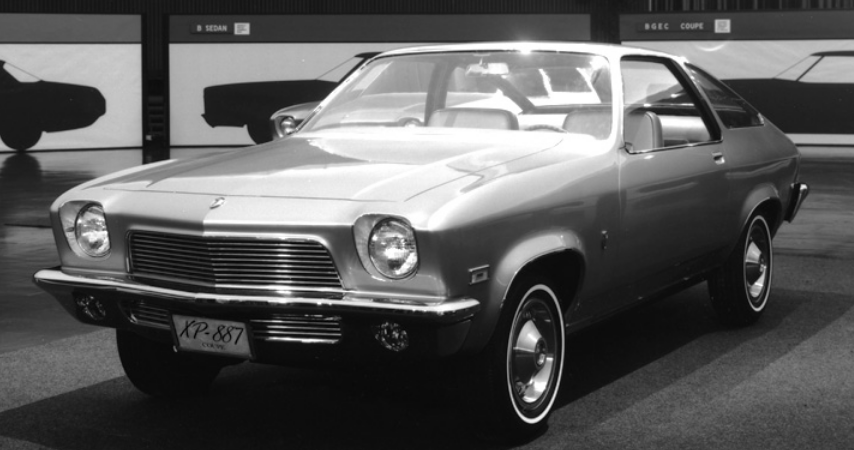 GM’s styling mock-up of the XP-887 concept