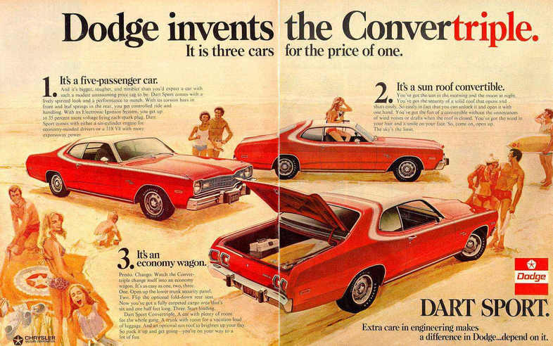 1973 Dodge Dart Sport, Bikini