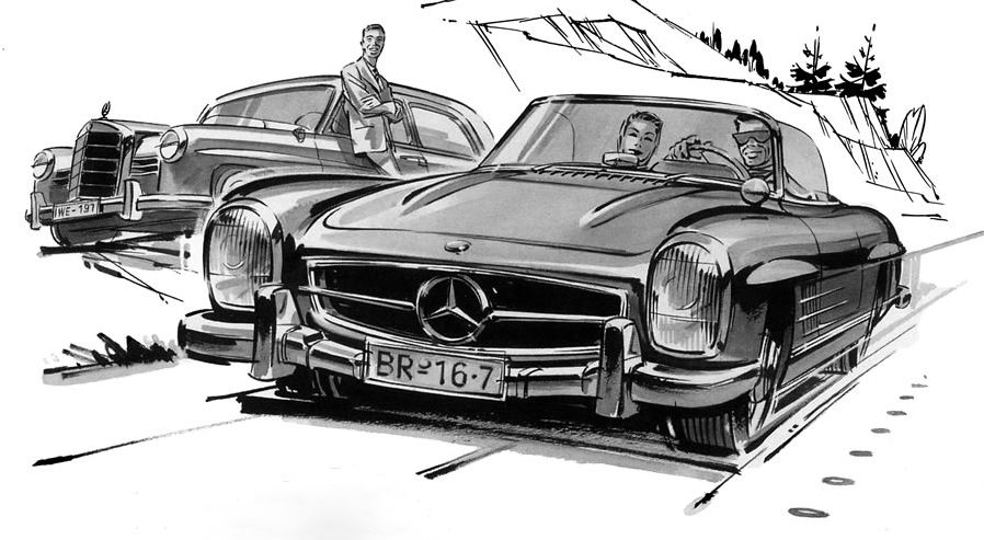 1963 Mercedes-benz Ad