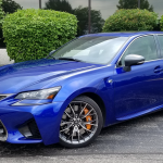 2017 Lexus GS F in Ultrasonic Blue Mica