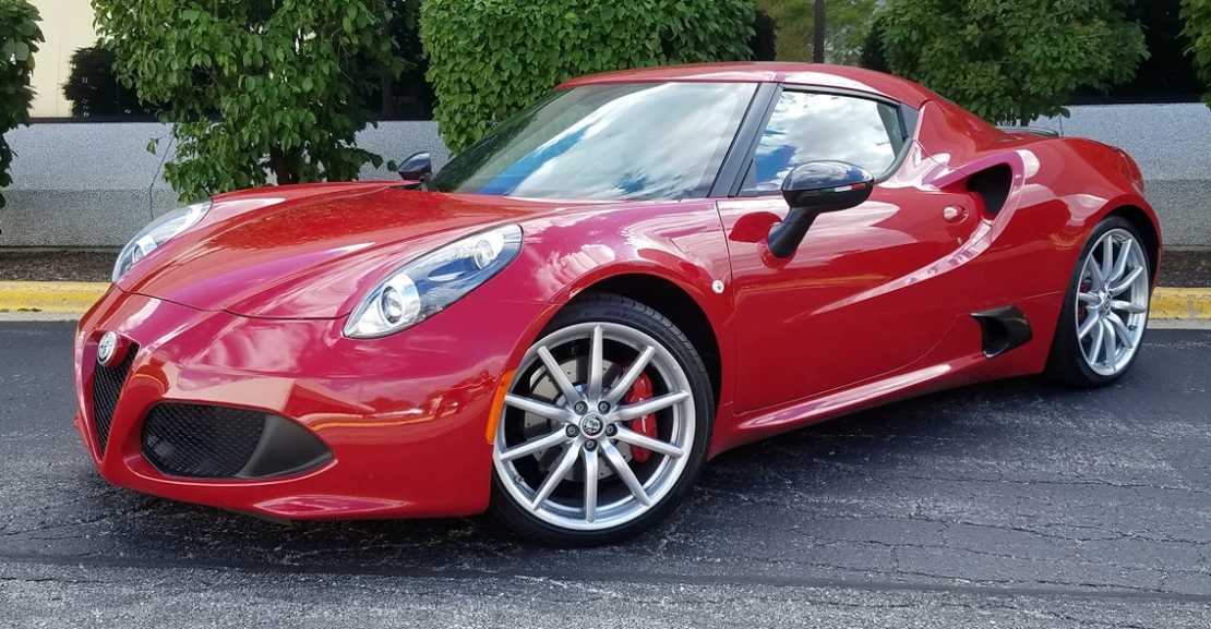 2017 Alfa Romeo 4C Coupe in Rosso Alfa Red
