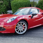 2017 Alfa Romeo 4C Coupe in Rosso Alfa Red