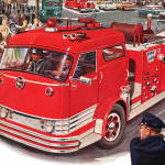 1957 Mack fire truck