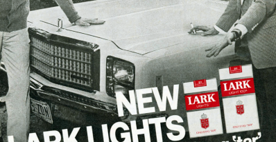 Cars in Cigarette Ads