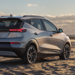 2022 Chevrolet Bolt EUV (left) and EV