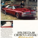 1976 Oldsmobile Delta 88 Crown Landau Ad
