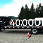 The 2023 Ford F-Series Super Duty is rated to tow up to 40,000 pounds.