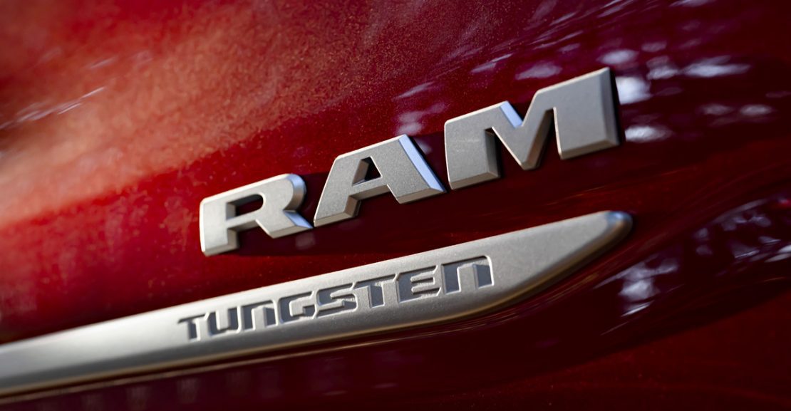 2025 Ram 1500 Tungsten badge