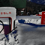 Tesla Supercharger station