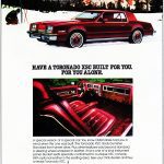1980 Oldsmobile Toronado Ad, XSE, Red, T-Tops
