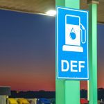 DEF truck-stop fueling station.