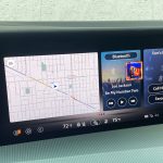 2025 Nissan Murano Platinum in Champagne Silver, touchscreen,