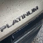 2025 Nissan Murano Platinum in Champagne Silver, platinum script,