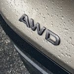 2025 Nissan Murano Platinum in Champagne Silver, AWD script