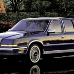 1990 Chrysler Imperial, Blue, front 3/4