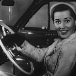 1952 Desoto Commercial, Lady Driver, one-finder steering,