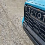2026 Toyota Tundra TRD Pro in Wave maker with TRD Performance Package, grille detail,
