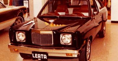 Leata Cabalero at auto show