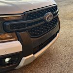 2026 Ford Ranger XLT in Colonial White, grile detail,